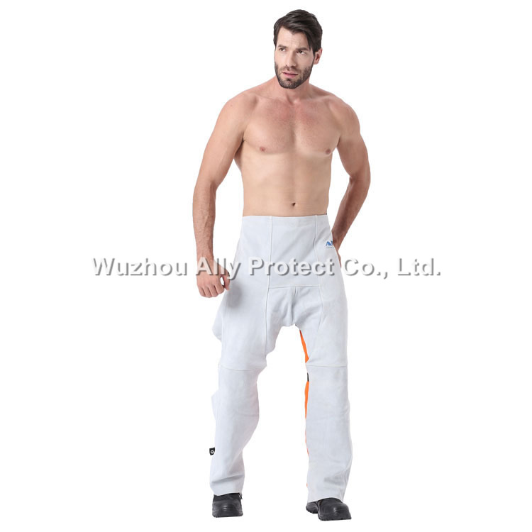 AP3042 Gray Leather Welding Chap